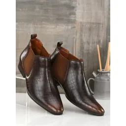 San Frissco Men's Umber Brown Casual Boots