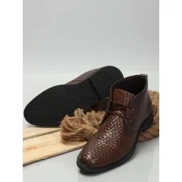 Carlton London Men's Brown Chukka Boots