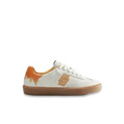 Lotto Women's Brasil Select OG White & Orange Sneakers