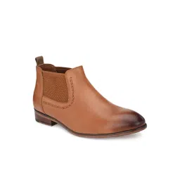 San Frissco Men's Tan Chelsea Boots