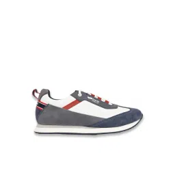 GAS Men's Monza Prime White & Blue Sneakers