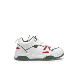 Asian Men's VEGAS-11 White & Olive Sneakers