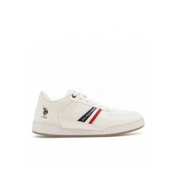 U.S. Polo Assn. Men's Off White Casual Sneakers