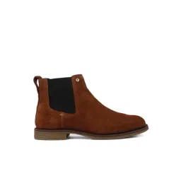 EZOK Men's Brown Chelsea Boots