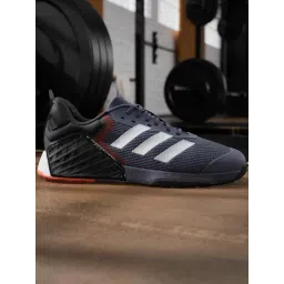 ADIDAS Men's DROPSET 3 TRAINER Purple & Ftwr White Training Shoes