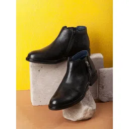 ID Men's Black Casual Boots