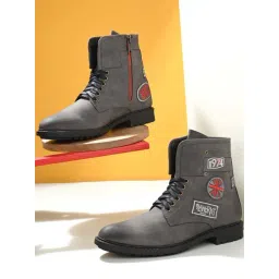 Eego Italy Men's Grey Casual Boots