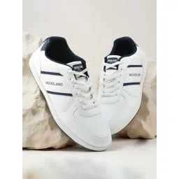 Woodland Men's White Casual Sneaker