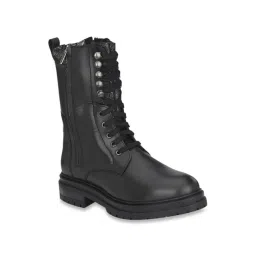 Delize Women's Black Derby Boots