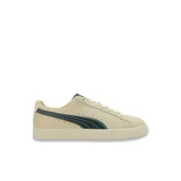 Puma Men's Clyde Players Lane Cream Casual Sneakers