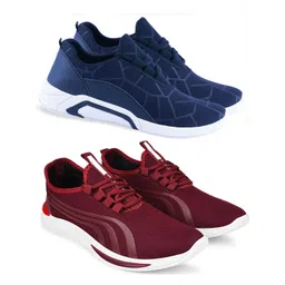 Spotwalk Men Mesh Running Shoes