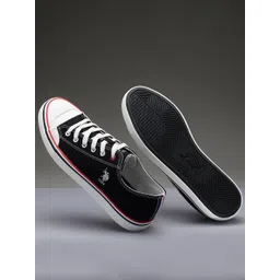 U.S. Polo Assn. Men Canvas Round Toe Lace-Ups Sneakers