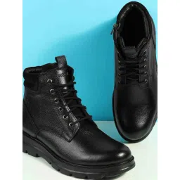 Mochi Black Derby Boots