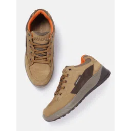 Woodland Men Leather Sneakers