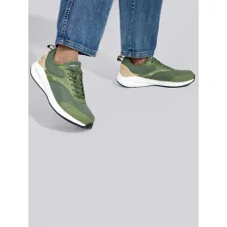 Neemans Men's Olive Running Shoes