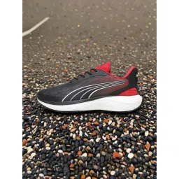 PUMA Men's FusionPro Lightweight Cushioned Black Running Shoes