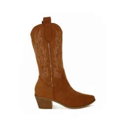 London Rag Women's Tan Casual Booties