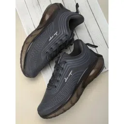 Allen Cooper Men's Charcoal Grey Running Shoes