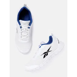Reebok Men White Solid Ride Running Shoes