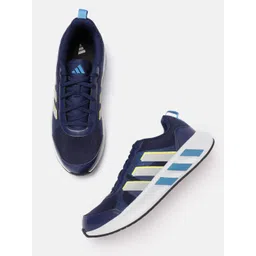 ADIDAS Men Woven Design Osparna Running Shoes with Striped Detail