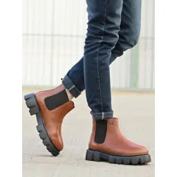 Eego Italy Men's Tan Chelsea Boots