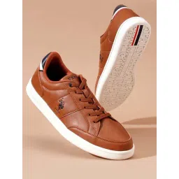 U.S. Polo Assn. Men's ULRIN 2.0 Tan Casual Sneakers