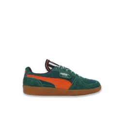 Puma Men's Palermo Myrtle Green & Maple Syrup Casual Sneakers