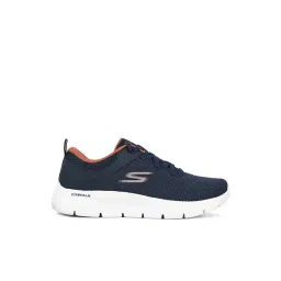 Skechers Mens GO WALK FLEX Navy Walking Shoes