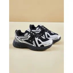 LULU & SKY Women Woven Design PU Sneakers