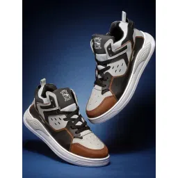 Asian Men's Multicolor Ankle High Sneakers