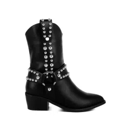 London Rag Women's Black Casual Booties