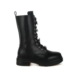 London Rag Women's Black Derby Boots