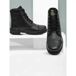 para commando Men Leather Regular Boots