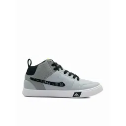 Asian Men's Grey Ankle High Sneakers