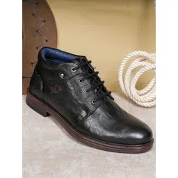 Buckaroo Men Solid Lace-Ups Leather Casual Boots