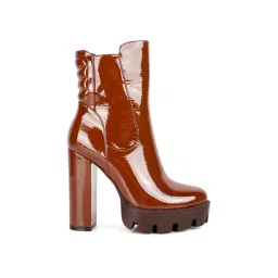 London Rag Women's Tan Casual Booties