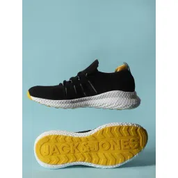 Jack & Jones Men's JFW222 RHODES Black Casual Sneakers