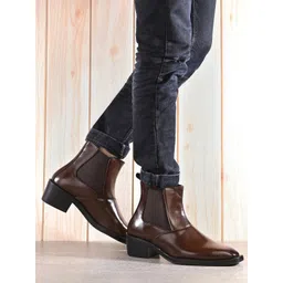 AfroJack Men Block-Heeled Chelsea Boots