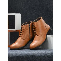 San Frissco Men's Tan Derby Boots