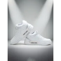 Asian Men's SHADOW-11 Full White Sneakers