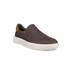 ECCO Men Nubuck Slip-On Sneakers