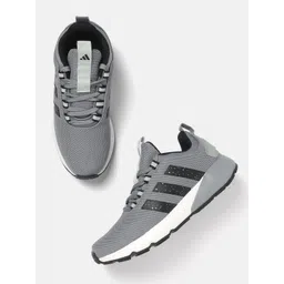 ADIDAS Men Dashbomb Woven Design Running Shoes