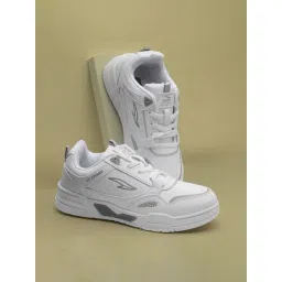 Asian Men's TANGO-01 White & Grey Sneakers