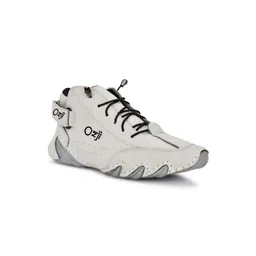 OZJI Men Basketball Lace-Ups Non-Marking Shoes