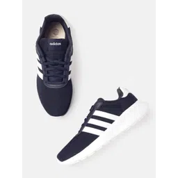 ADIDAS Men Navy Blue Solid Lite Racer 3.0 Sneakers