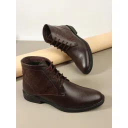 Carlton London Men's Brown Chukka Boots