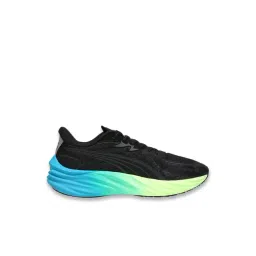 Puma Men's Black & Speed Blue Velocity NITRO 4 Running Shoes