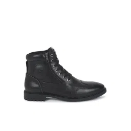Royal Enfield Men's Mudbound Black Derby Boots