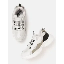 Mast & Harbour Women Woven Design Sneakers