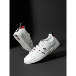 U.S. Polo Assn. Men's LESTER Off White Casual Sneakers